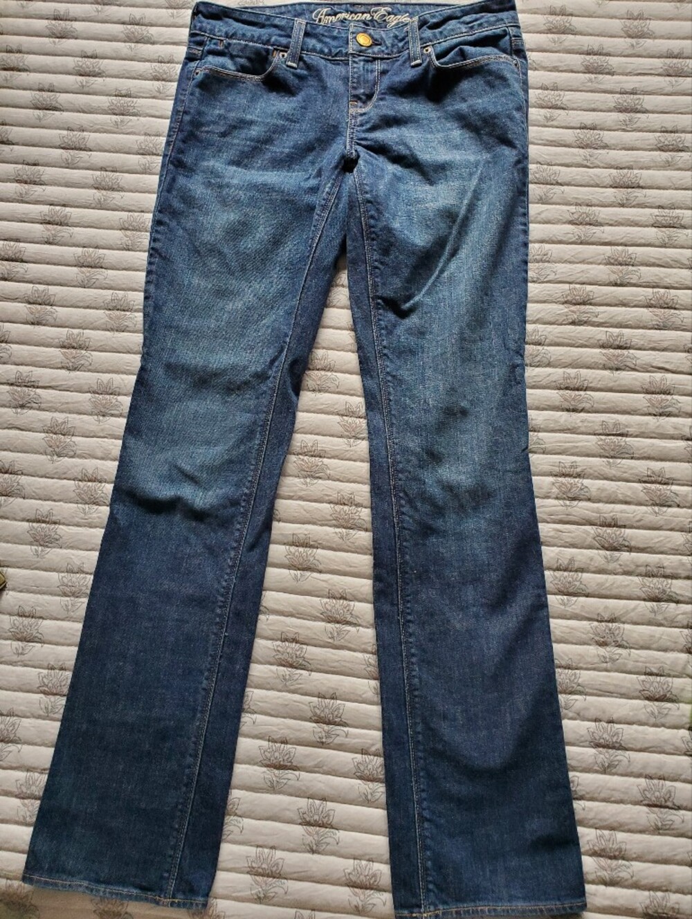 Classic Women's Dark Blue Denim Jeans